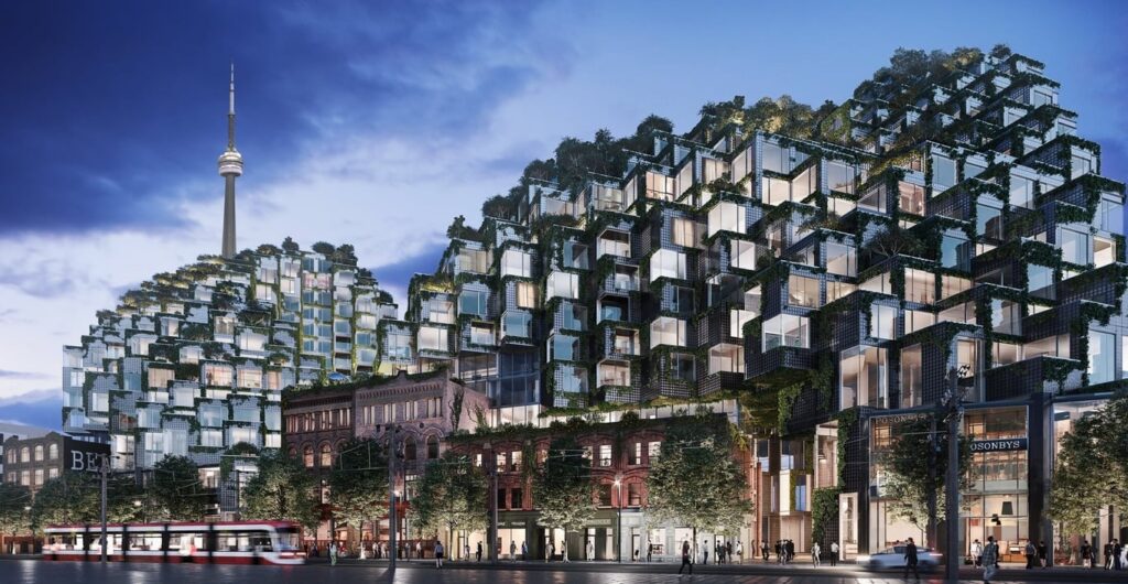 King Toronto Condos rendering by Allied Properties