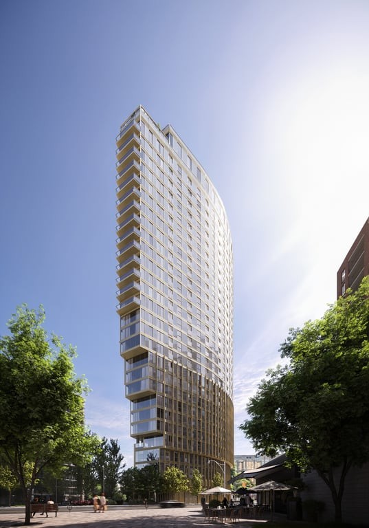 Park Road Condos rendering by Capital Developments